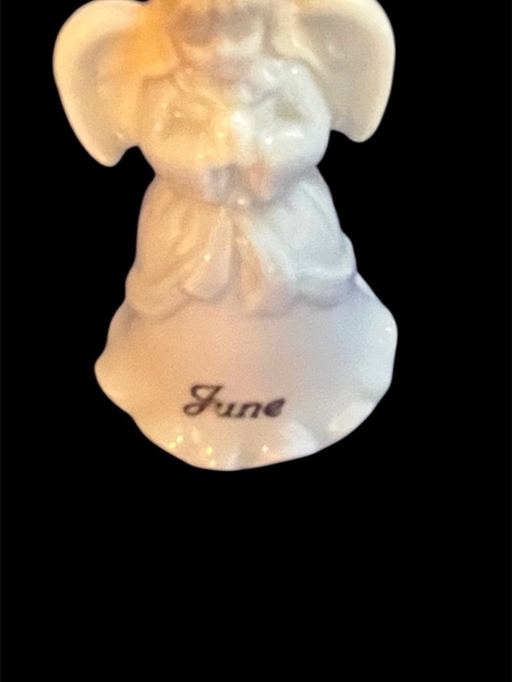 Porcelain June Angel Bell Mini Decor - Picture 3 of 8